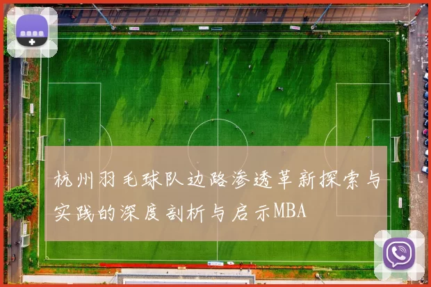 杭州羽毛球队边路渗透革新探索与实践的深度剖析与启示MBA