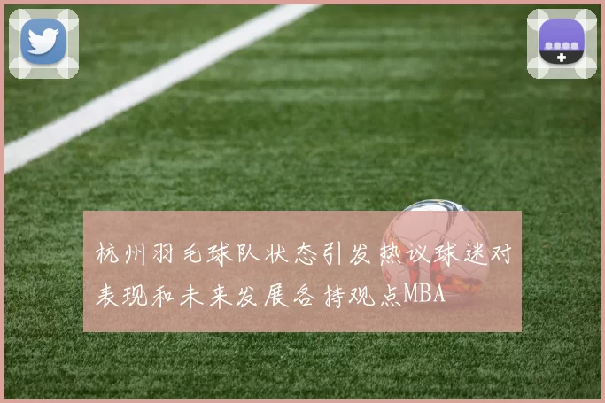 杭州羽毛球队状态引发热议球迷对表现和未来发展各持观点MBA